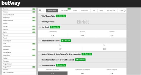 betway bet types - btts bet